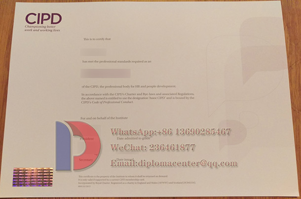CIPD fake Certificates