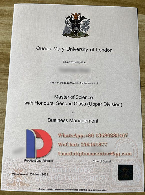 QMUL Fake Degree Certificates