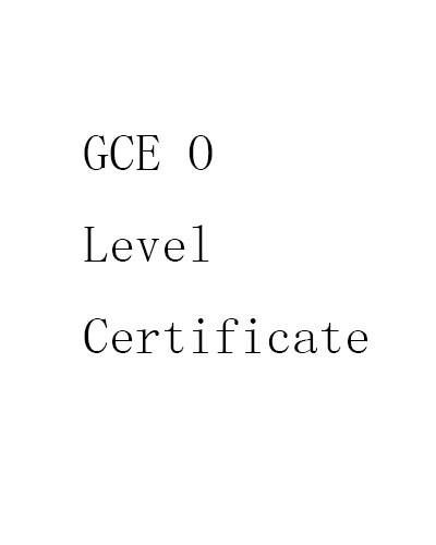 Singapore GCE O Level fake Certificate sample