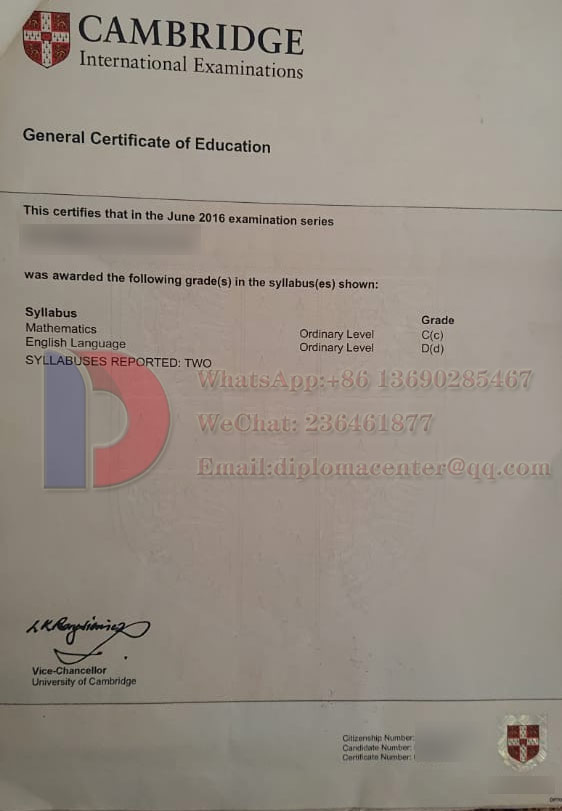 O Level certificates
