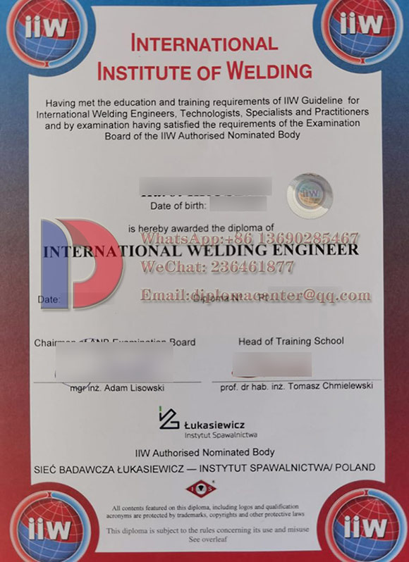 IIW Fake certificates