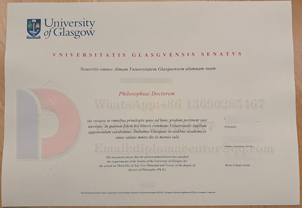 University Of Glasgow degrees