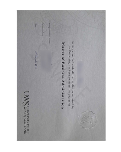 How much does it cost to buy a fake UWS diploma certificate