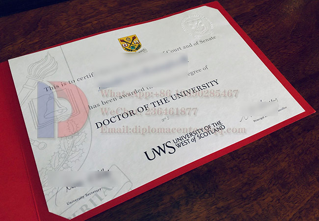 fake UWS diploma certificates