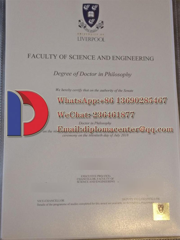 fake University of Liverpool degree