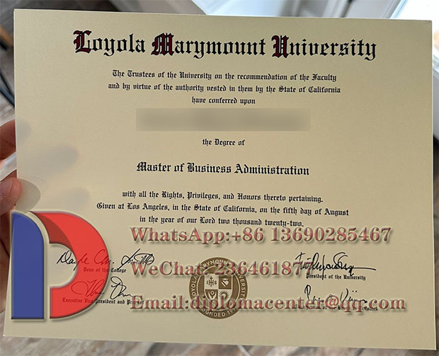 Loyola Marymount University degrees