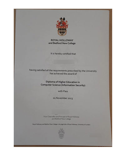 What professional degrees Royal Holloway University of London can offer?