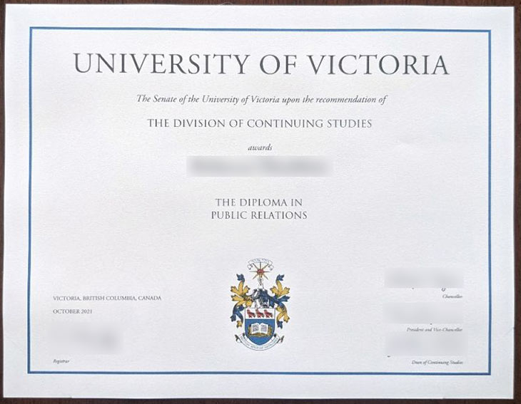 2021 Diploma in Public Relations,University of Victoria