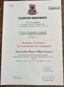 What professional degrees Egerton University can offer?