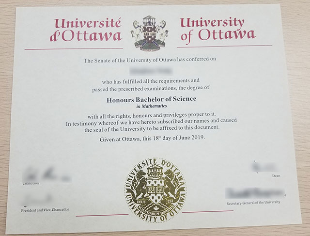 2019 Bachelor of Science degree from the University of Ottawa