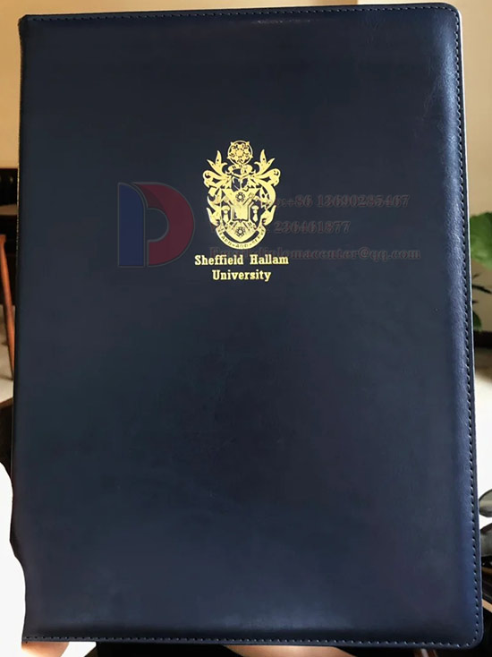 Sample 2018 Sheffield Hallam University degree cover