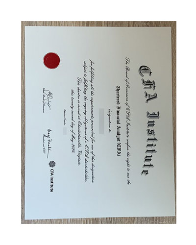 What is the CFA certificate?What does the CFA Certi