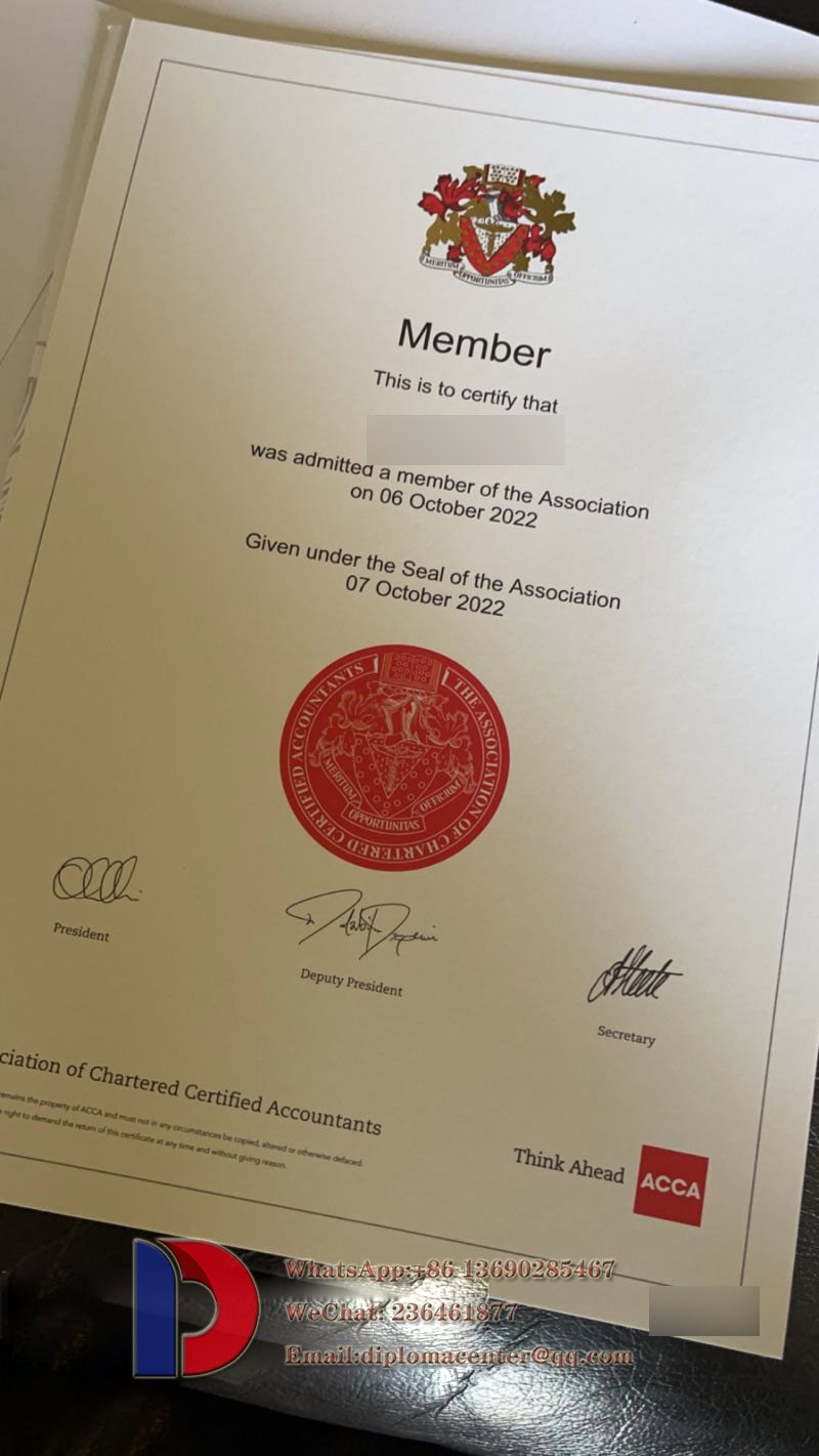 ACCA Certificate