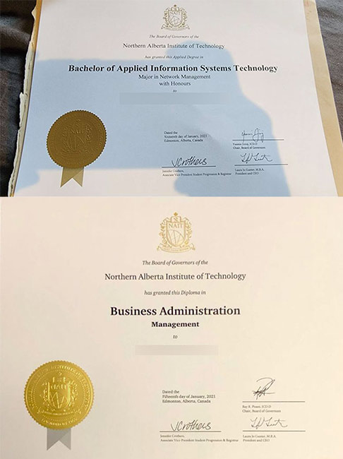 Fake NAIT Degree Certificate