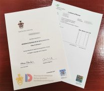 1:1 high-quality replica of the degree sample of York St John University