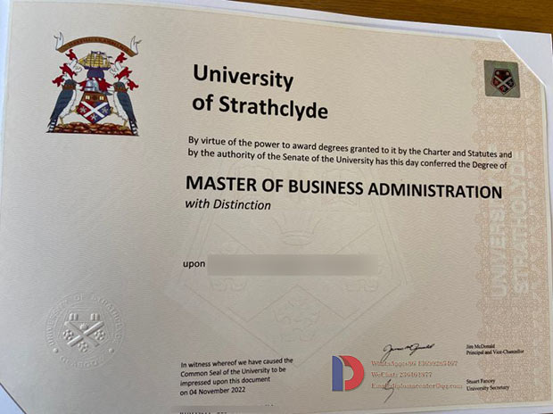 2022 University of Strathclyde Master of Business Administration
