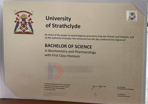 2023 Bachelor of Science, University of Strathclyde Sample