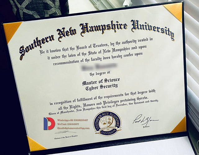 2023 Graduate Degree Sample from Southern New Hampshire University