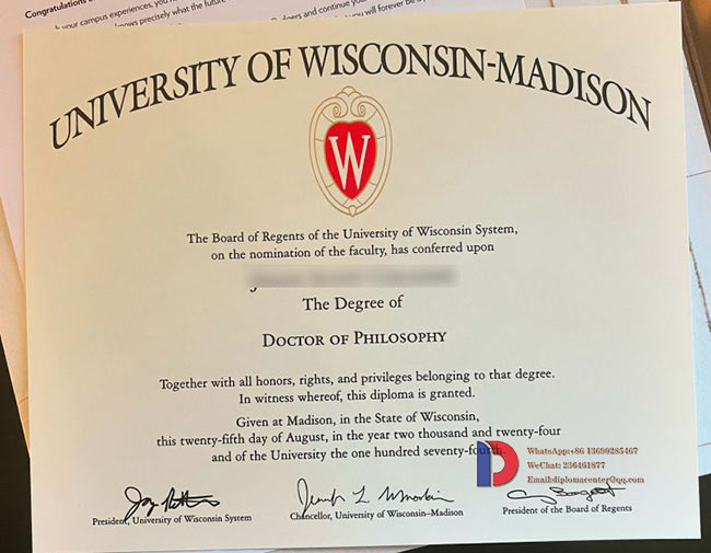 Sample of Doctoral Degree in Philosophy from the University of Wisconsin-Madison in 2024