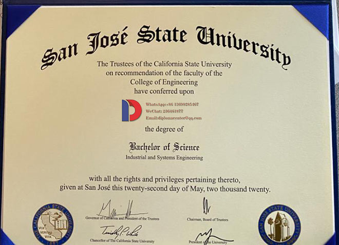 Bachelor of Science Degree from San Jose State University in 2020
