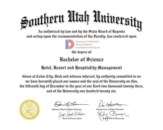2016 Graduation Samples from Southern Utah University