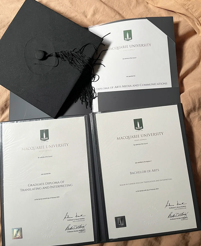 2025 Macquarie University Degree Sample Case