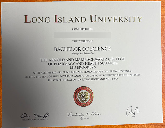 LIU Degree Sample