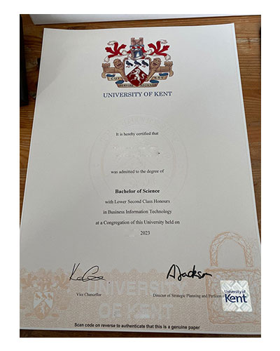Can i buy fake University of Kent degree in UK