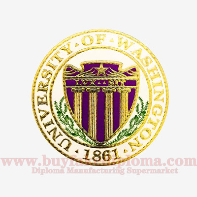 Diploma seal design icon template