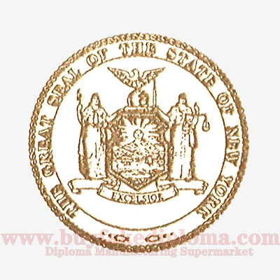 Diploma seal design icon template