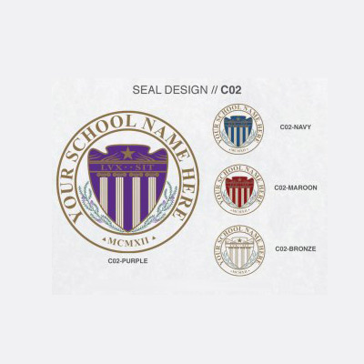Diploma seal design icon template 12