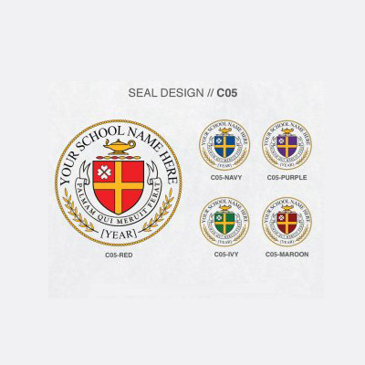 Diploma seal design icon template 15