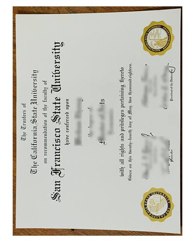 buy SFSU fake diploma|San Francisco State University fake degree samople