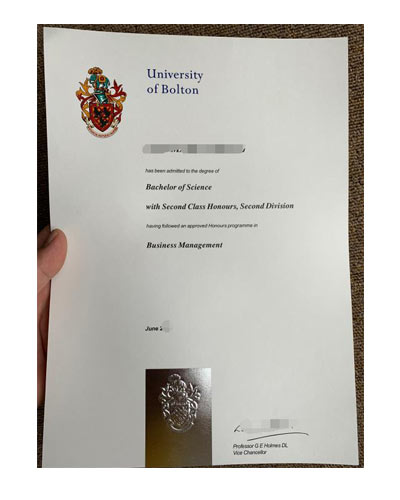 buy fake University of Bolton diploma degree