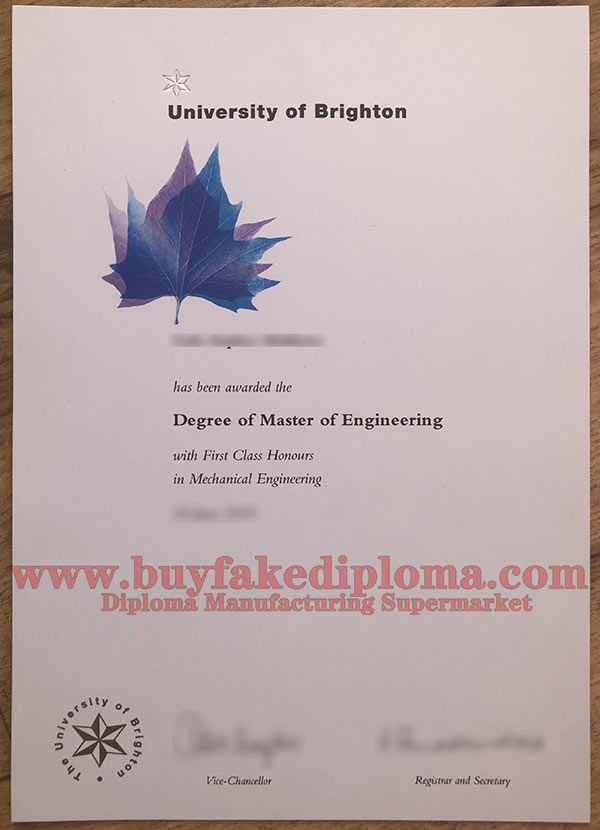 buy University of Brighton masters diploma degree Online