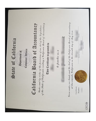 Fake California CPA certificate-buy a fake CPA Certificate in USA