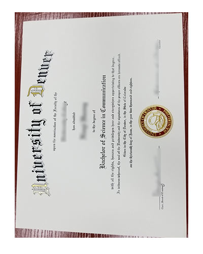 buy fake University of Denver degree Online