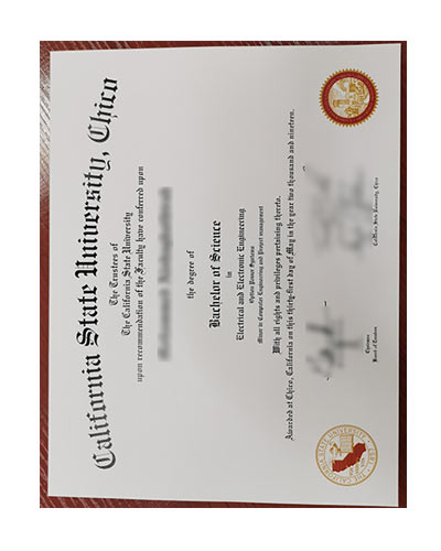 California State University chico forgery diploma degree sample