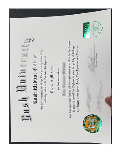 how to buy fake Rush University degree certificate