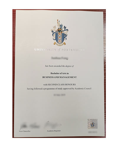 Where To Buy Fake University of Portsmouth Degree Certificate?