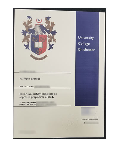 Order University of Chichester fake diploma certificate online
