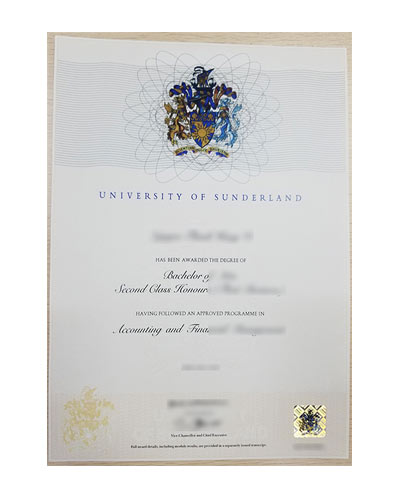 How to get a University of Sunderland diploma degree certificate?