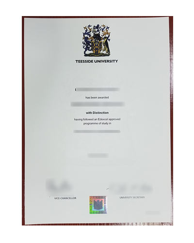 Selling Teesside University Fake Degree Certificate Online