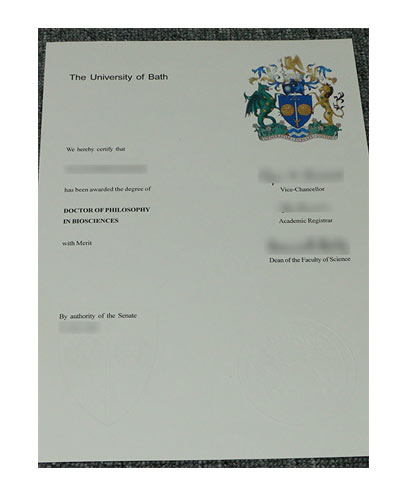 where to buy University of Bath fake degree in high quality? 