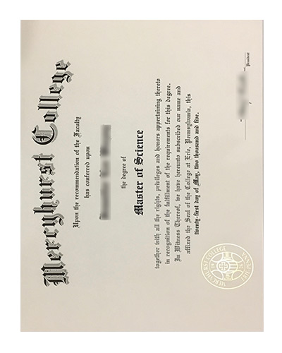 Buy Mercyhurst University Master of Science Diploma