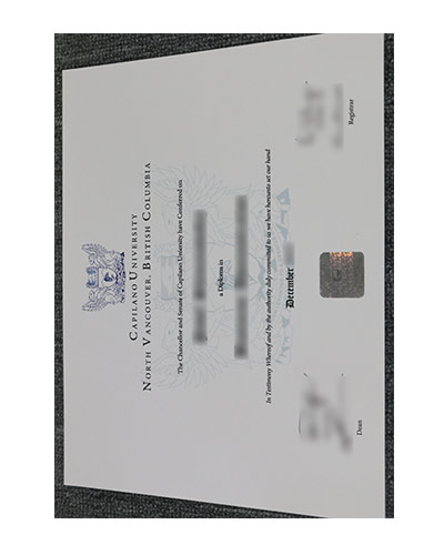 How To Buy A Fake Capilano University Diploma Certificate