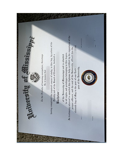 Where To Buy University of Mississippi Degree Certificate
