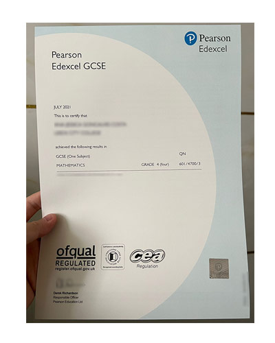 How do I get my Fake Pearson Edexcel GCSE certificate?