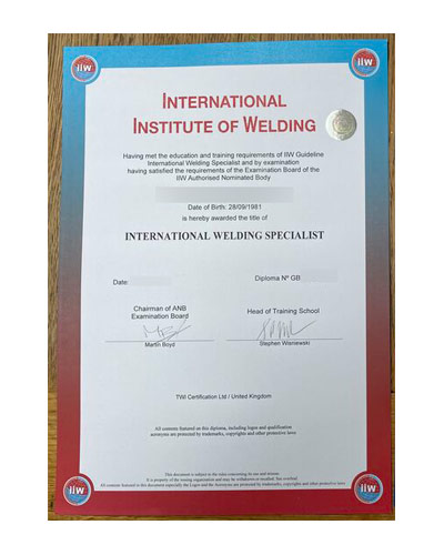 How much does it cost to buy a fake IIW fake certif