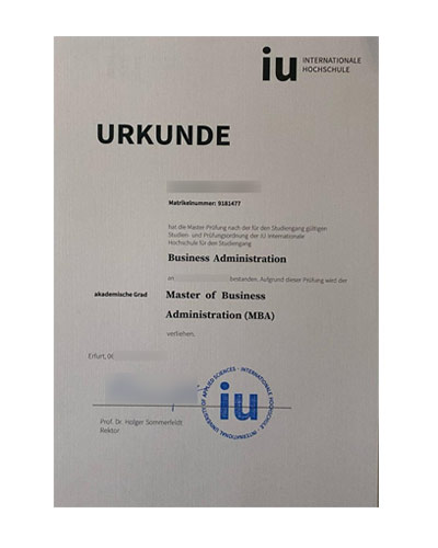 How much does it cost to purchase an IU Internationale Hochschul certificate